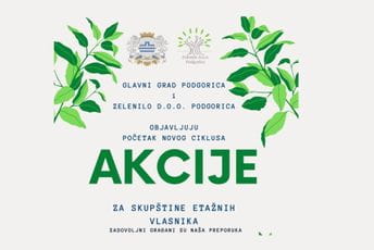 Počinje novi ciklus Akcije uređenja zelenih površina za skuštine etažnih vlasnika Počinje novi ciklus Akcije uređenja zelenih površina za skuštine etažnih vlasnika