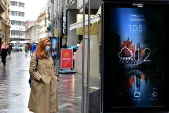 U Sloveniji preminulo još 26 pacijenata,1.698 novozaraženih