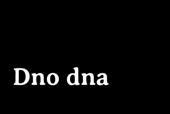 Dno dna Dno dna