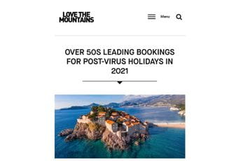 Britanski “Love the mountains”: Crna Gora zvijezda u usponu Mediterana Britanski “Love the mountains”: Crna Gora zvijezda u usponu Mediterana