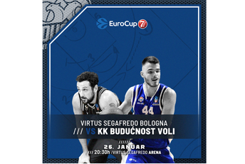 U Bolonji protiv neporažene ekipe Evrokupa U Bolonji protiv neporažene ekipe Evrokupa