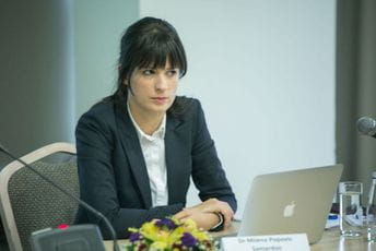 V.d. predsjednice je Milena Popović-Samardžić V.d. predsjednice je Milena Popović-Samardžić