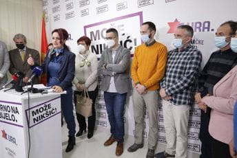 Tatjana Bečanović na čelu liste Ure u Nikšiću Sa predstavljanja liste u Nikšiću