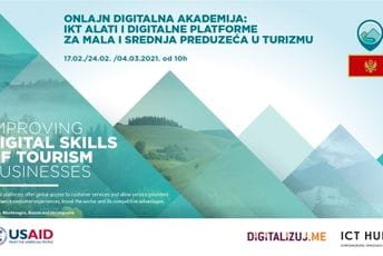 Prijavite se za besplatnu onlajn „Digitalnu akademiju: IKT alati i digitalne platforme za mala i srednja preduzeća u turizmu“ Prijavite se za besplatnu onlajn „Digitalnu akademiju: IKT alati i digitalne platforme za mala i srednja preduzeća u turizmu“