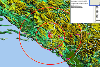 Zemljotres nadomak Bileće, osjetio se i u CG Zemljotres nadomak Bileće, osjetio se i u CG