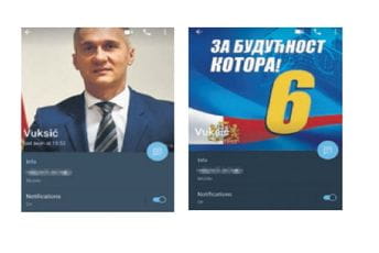 Vukšić preko Telegrama promoviše svoju koaliciju Vukšić preko Telegrama promoviše svoju koaliciju