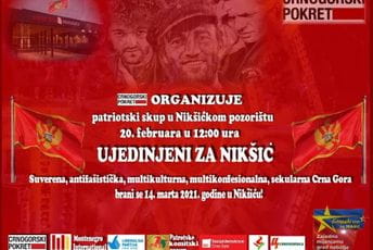 Crnogorski pokret: Organizujemo skup u subotu, sve suverenističke i procrnogorske snage pozvane Crnogorski pokret: Organizujemo skup u subotu, sve suverenističke i procrnogorske snage pozvane