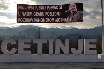 Cetinjani se oprostili od Balaševića emotivnim transparentom Cetinjani se oprostili od Balaševića emotivnim transparentom