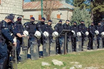 Kako se policija spremila za Cetinjane (FOTO)