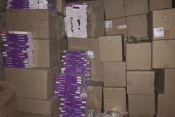 Oduzete švercovane cigarete vrijedne 90.000 eura Oduzete švercovane cigarete vrijedne 90.000 eura