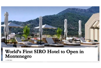 Prvi u svijetu: Otvaranje „Siro Boka Place“ hotela u Crnoj Gori Prvi u svijetu: Otvaranje „Siro Boka Place“ hotela u Crnoj Gori