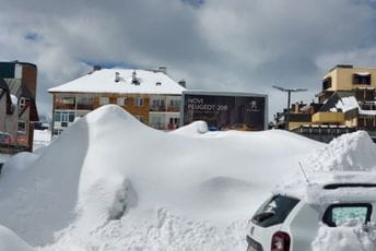 Prvi dani proljeća na Žabljaku okupani snijegom Prvi dani proljeća na Žabljaku okupani snijegom