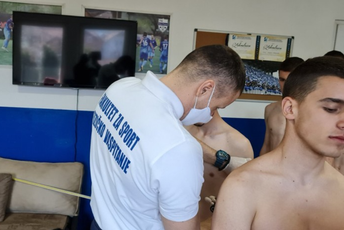 Testirani prvotimci FK Novi Pazar Testirani prvotimci FK Novi Pazar