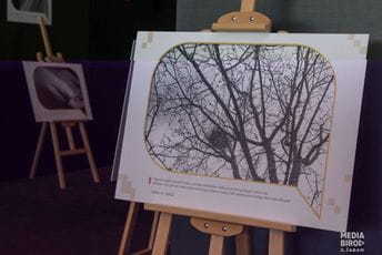 Sa izložbe "Slušaj ona slikom priča" poručeno: “Ne stidim se. Neću da trpim. Neću da ćutim. Dosta je” Sa izložbe "Slušaj ona slikom priča" poručeno: “Ne stidim se. Neću da trpim. Neću da ćutim. Dosta je”