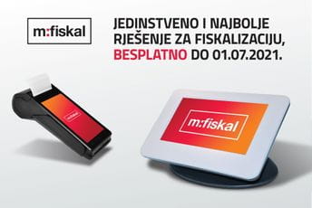 Besplatna m:fiskal licenca do 01.07.2021. godine! Besplatna m:fiskal licenca do 01.07.2021. godine!