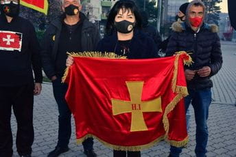 Knežević-Perišić: Branićemo Crnu Goru srcima, goloruki, na ulici Knežević-Perišić: Branićemo Crnu Goru srcima, goloruki, na ulici