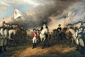 Na današnji dan: Počeo Američki rat za nezavisnost "Predaja lorda Kornvaisa", ulje na platnu, Džon Trambul