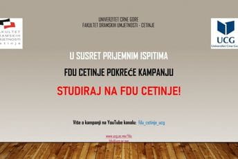Istaknuti alumnisti Fakulteta dramskih umjetnosti dio kampanje: Studiraj na FDU Cetinje Istaknuti alumnisti Fakulteta dramskih umjetnosti dio kampanje: Studiraj na FDU Cetinje