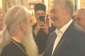 Tako je govorio Amfilohije: Temeljni ugovor potpisati sa mnom, ne sa Beogradskom patrijaršijom Amfilohije i Krivokapić u noći nakon izbora 30. avgusta