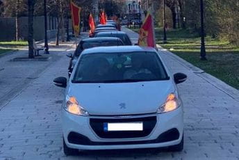 Patriotska auto-kolona i danas na Cetinju Patriotska auto-kolona i danas na Cetinju