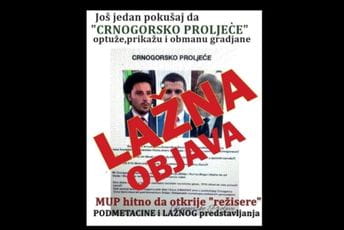 Lažna vijest na društvenim mrežama, nećemo nasjesti na provokacije Lažna vijest na društvenim mrežama, nećemo nasjesti na provokacije