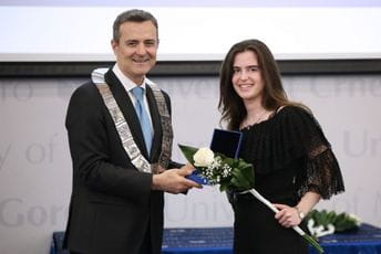 Andrijana Paljušević dobitnica Plakete UCG iz oblasti društvenih nauka Andrijana Paljušević dobitnica Plakete UCG iz oblasti društvenih nauka