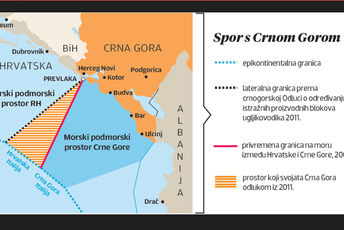 Večernji: Crna Gora traži novi dogovor o Prevlaci Večernji: Crna Gora traži novi dogovor o Prevlaci