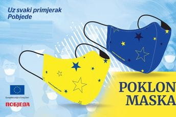 Danas uz “Pobjedu”: EU poklanja zaštitne maske Danas uz “Pobjedu”: EU poklanja zaštitne maske