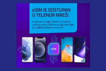 eSIM dostupan u Telenoru - Budućnost je stigla eSIM dostupan u Telenoru - Budućnost je stigla
