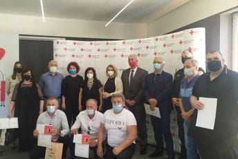Obilježen Dan dobrovoljnih davalaca krvi u Crnoj Gori Sa dodjele priznanja
