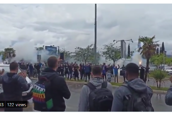 „Varvari“ ispratili košarkaše Budućnosti Voli u BG „Varvari“ ispratili košarkaše Budućnosti Voli u BG