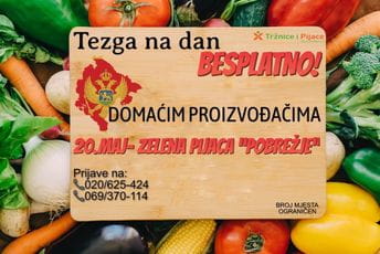Besplatne tezge za domaće proizvođače povodom Dana nezavisnosti
