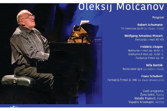 Koncert Oleksija Molčanova u Velikoj sali KIC-a Koncert Oleksija Molčanova u Velikoj sali KIC-a