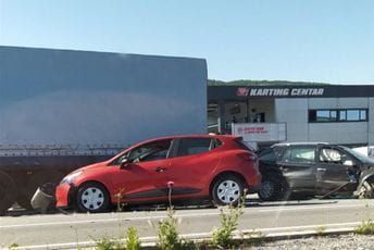 Lančani udes u blizini Barutane Lančani udes u blizini Barutane