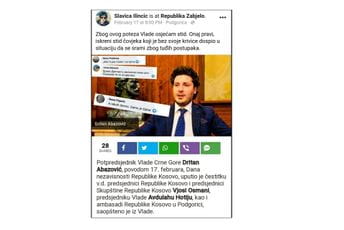 Bećirović: Ženu za koju je potpredsjednik Abazović "samo Šiptar" Bratićeva zadužila za svu djecu Crne Gore Bećirović: Ženu za koju je potpredsjednik Abazović "samo Šiptar" Bratićeva zadužila za svu djecu Crne Gore