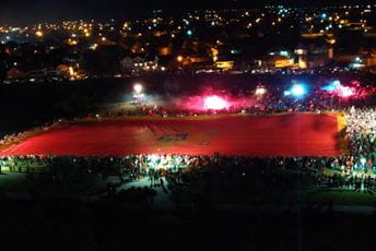 Pogledajte snimke iz Nikšića: U gradu pod Trebjesom najveća crnogorska zastava Nikšić, 29.05 2021