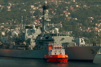 Fregata Kraljevske ratne mornarice stigla u Crnu Goru Fregata Kraljevske ratne mornarice stigla u Crnu Goru