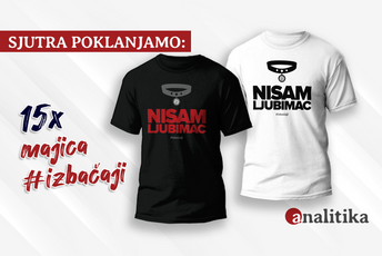 Sjutra poklanjamo 15 majica #Izbačaji Sjutra poklanjamo 15 majica #Izbačaji