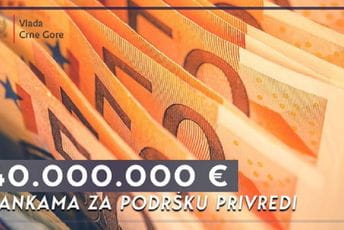 Bankama 40 miliona eura za podršku privredi Bankama 40 miliona eura za podršku privredi