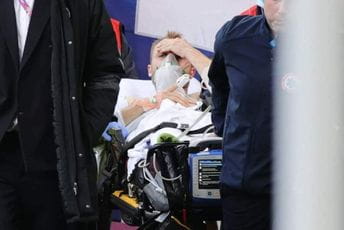 Eriksen u svjesnom stanju prevezen u bolnicu na dalja ispitivanja! Mediji: Eriksen u svjesnom stanju prevezen u bolnicu!