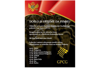 Prvi "Karavan demokratije" u Crnoj Gori Prvi "Karavan demokratije" u Crnoj Gori