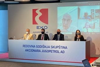 Jugopetrol: Za isplatu dividende izdvojeno 1,86 milion eura Jugopetrol: Za isplatu dividende izdvojeno 1,86 milion eura