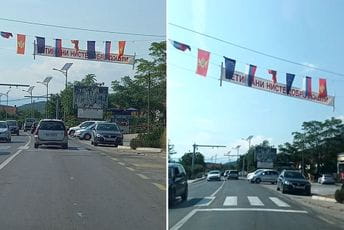 Cetinjani nijeste dobrodošli, transparent u Lastvi Grbaljskoj Cetinjani nijeste dobrodošli, transparent u Lastvi Grbaljskoj