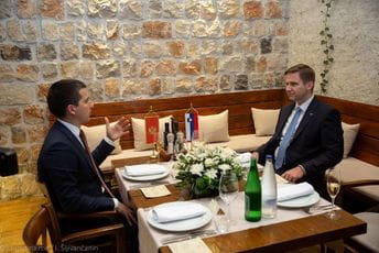 Bečić ugostio delegaciju Slovenije na radnoj večeri Bečić ugostio delegaciju Slovenije na radnoj večeri