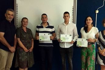 Milorad, Đina i Vladan su najbolji studenti smjera Zaštita životne sredine Milorad, Đina i Vladan su najbolji studenti smjera Zaštita životne sredine