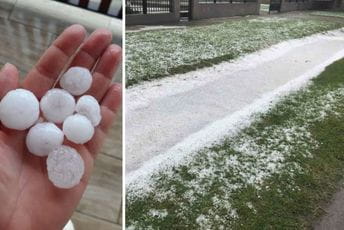 Bijelo Polje: Grad uništio usijeve u nekoliko sela Nevrijeme u Bijelom Polju