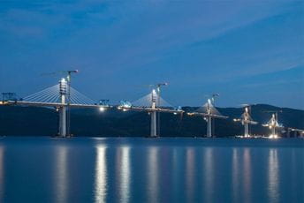 Pelješac: U završnici povezivanje mosta dugog 2,4 kilometra Pelješac: U završnici povezivanje mosta dugog 2,4 kilometra