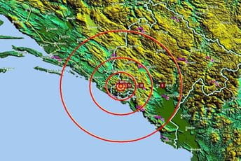 Slabiji zemljotres pogodio Crnu Goru Slabiji zemljotres pogodio Crnu Goru