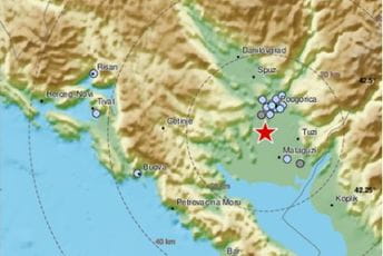 Zemljotres u blizini Podgorice Zemljotres u blizini Podgorice