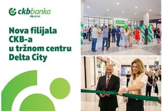 Nova filijala CKB-a u tržnom centru Delta City Nova filijala CKB-a u tržnom centru Delta City